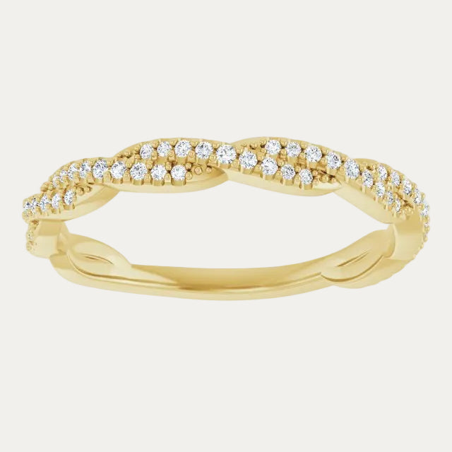 Woven Diamond Band