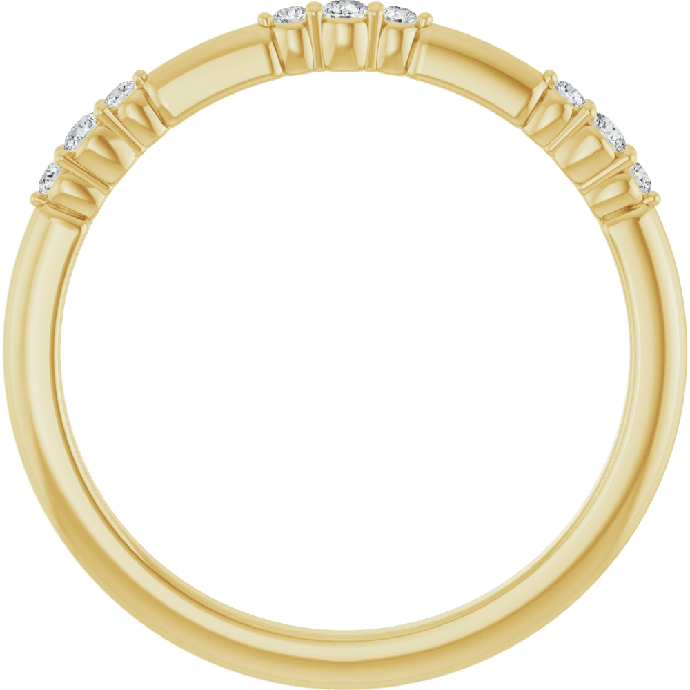 Cluster Segment Diamond Stackable Band