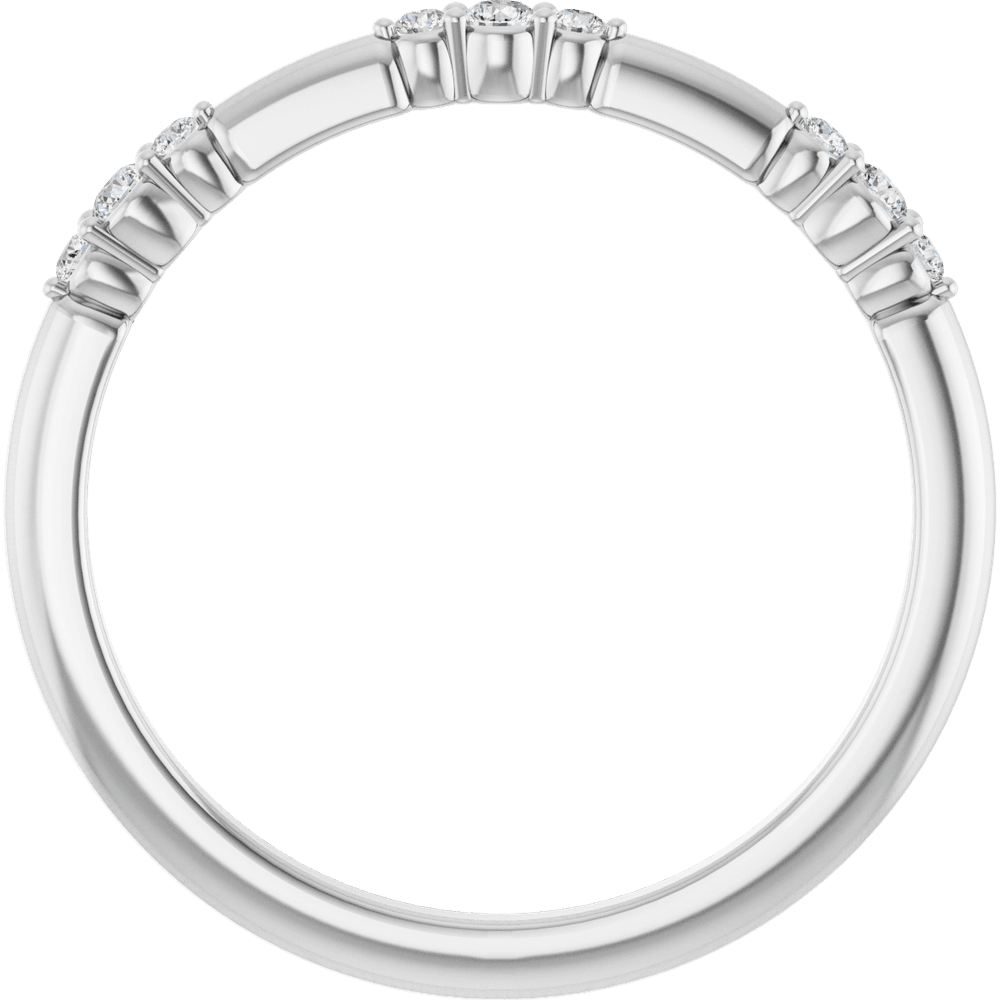 Cluster Segment Diamond Stackable Band