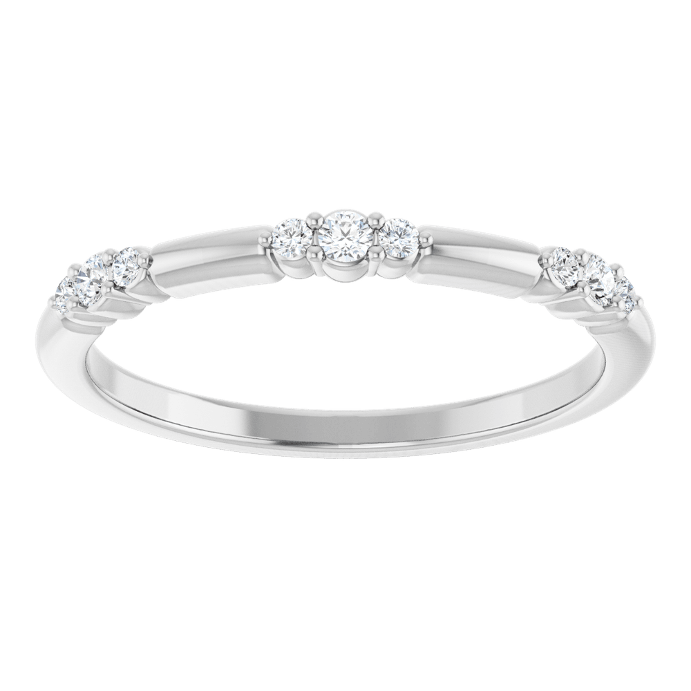 Cluster Segment Diamond Stackable Band