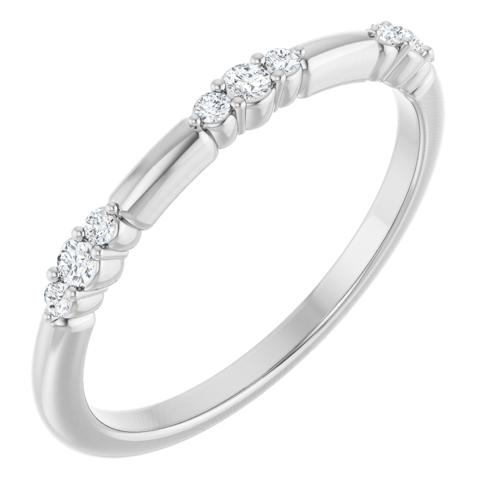 Cluster Segment Diamond Stackable Band