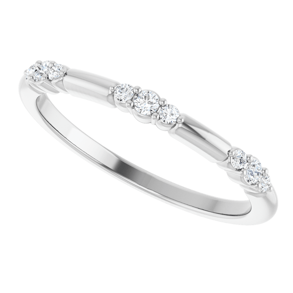 Cluster Segment Diamond Stackable Band