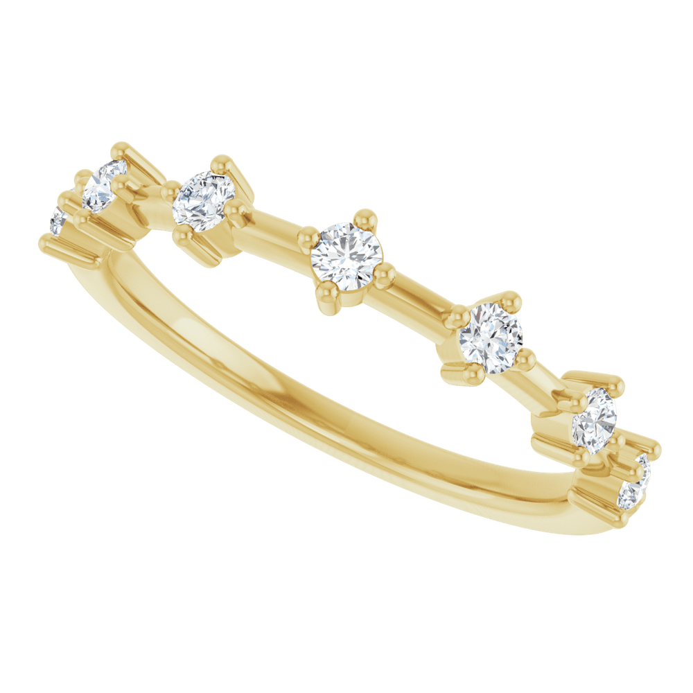 7 Station Petite Diamond Band