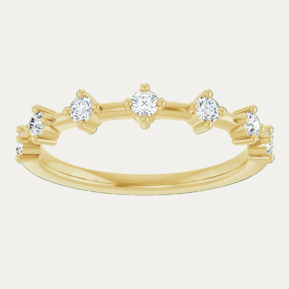 7 Station Petite Diamond Band