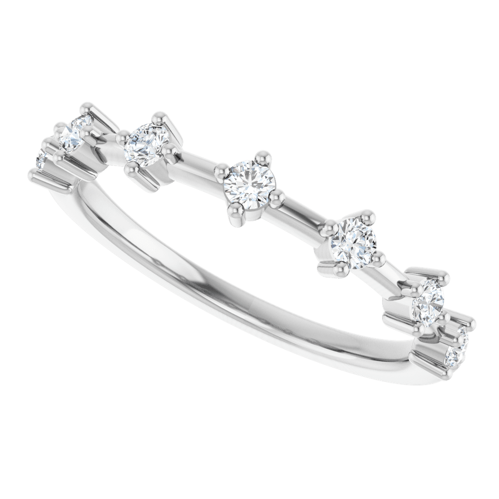 7 Station Petite Diamond Band