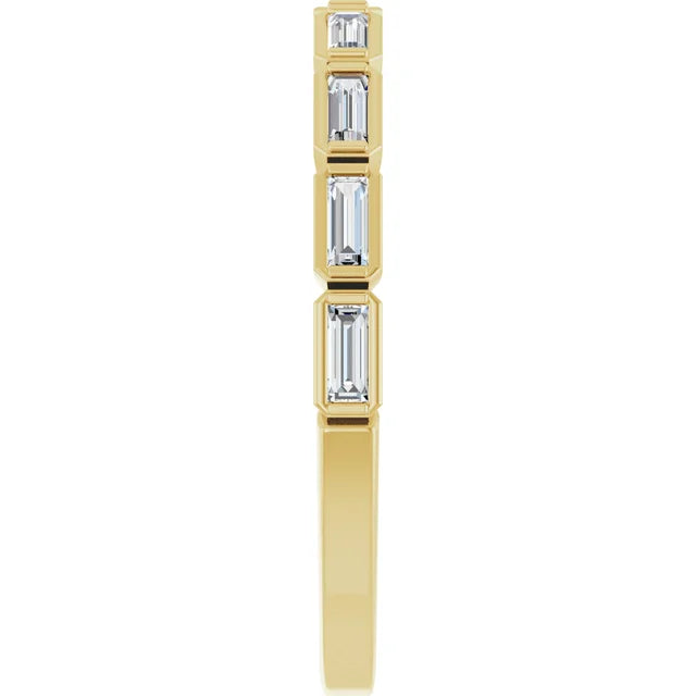 East-West Baguette Bezel Band