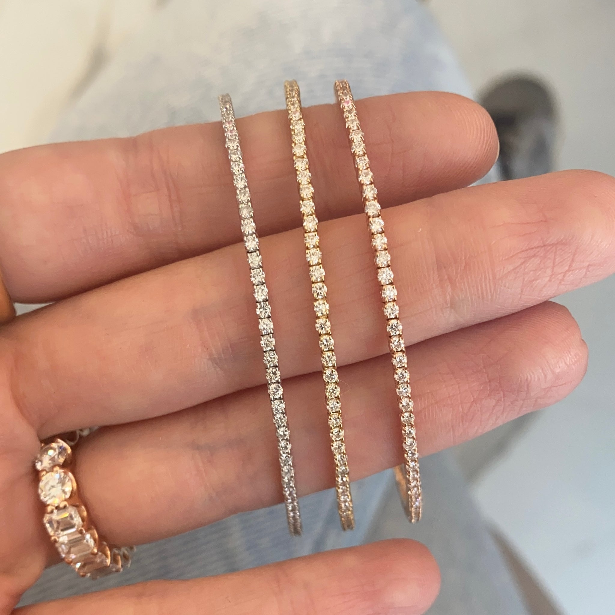 Eternity Flexible Diamond Bangle