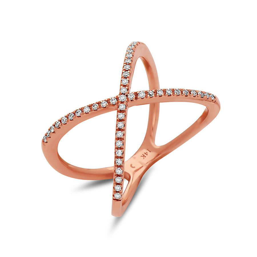 Diamond X Ring