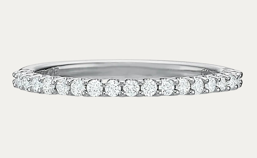 0.33 ctw Shared Prong Diamond Band
