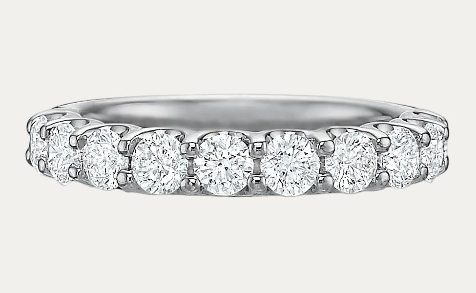 1.40 ctw Shared Prong Diamond Band