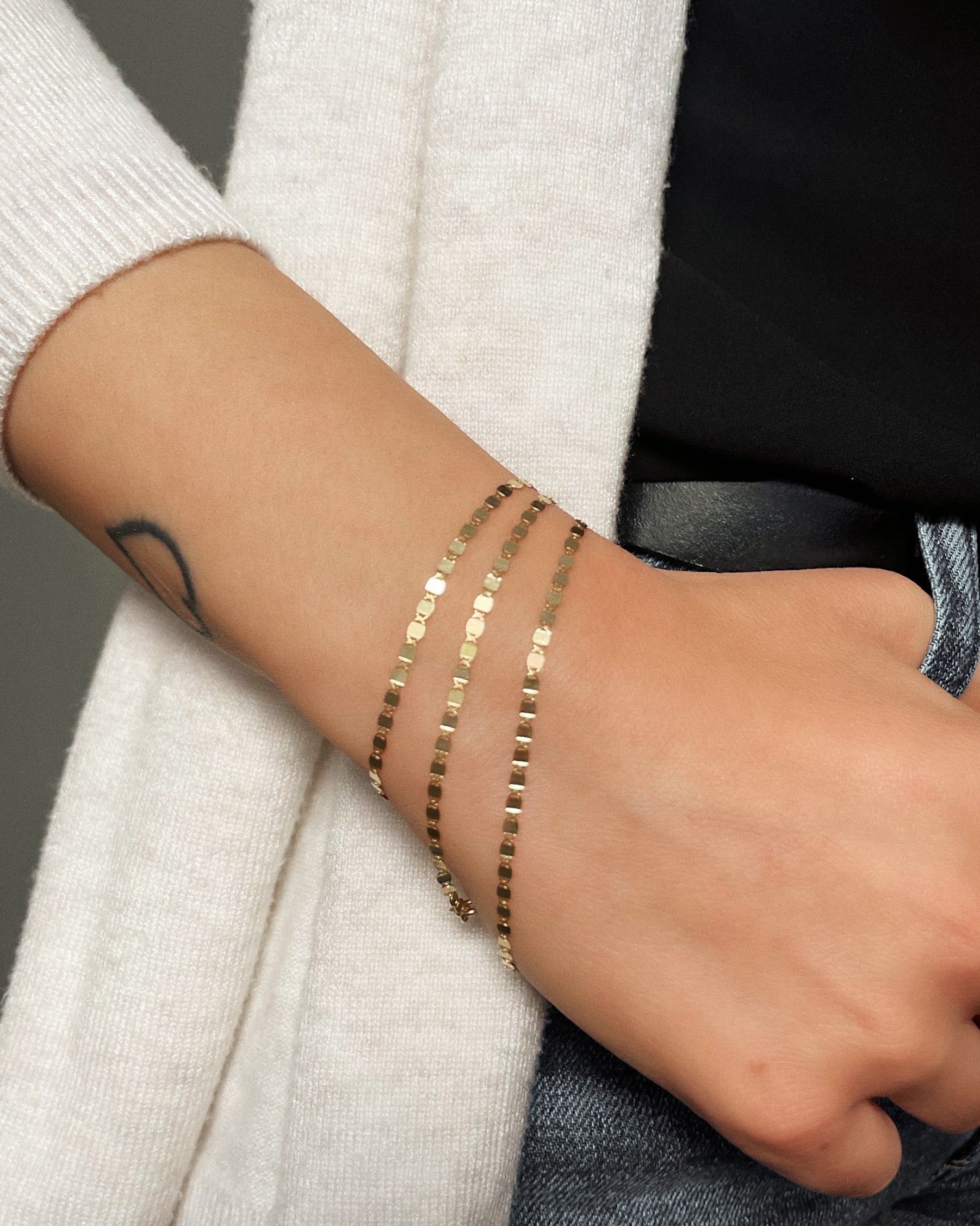 Valentino Mirror Chain Bracelet