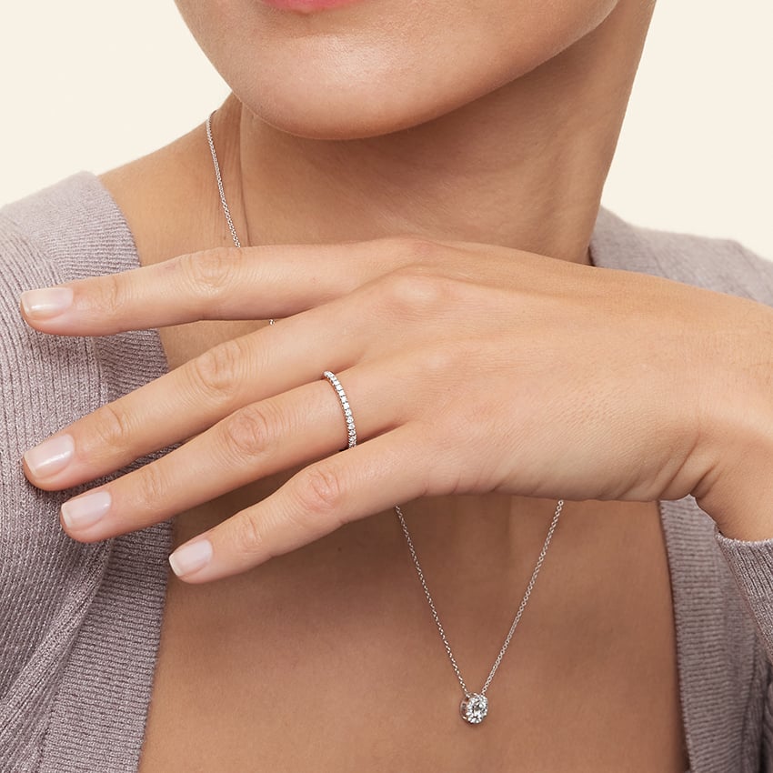 0.20 ctw Pavé Diamond Band