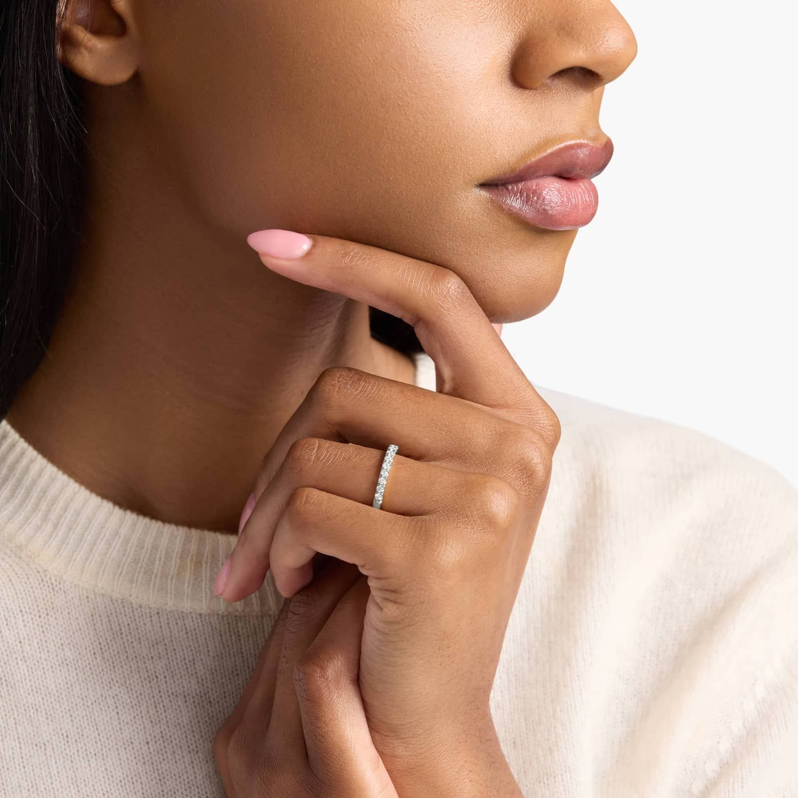 0.50 ctw Pavé Diamond Band