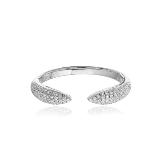 Pave Claw Ring