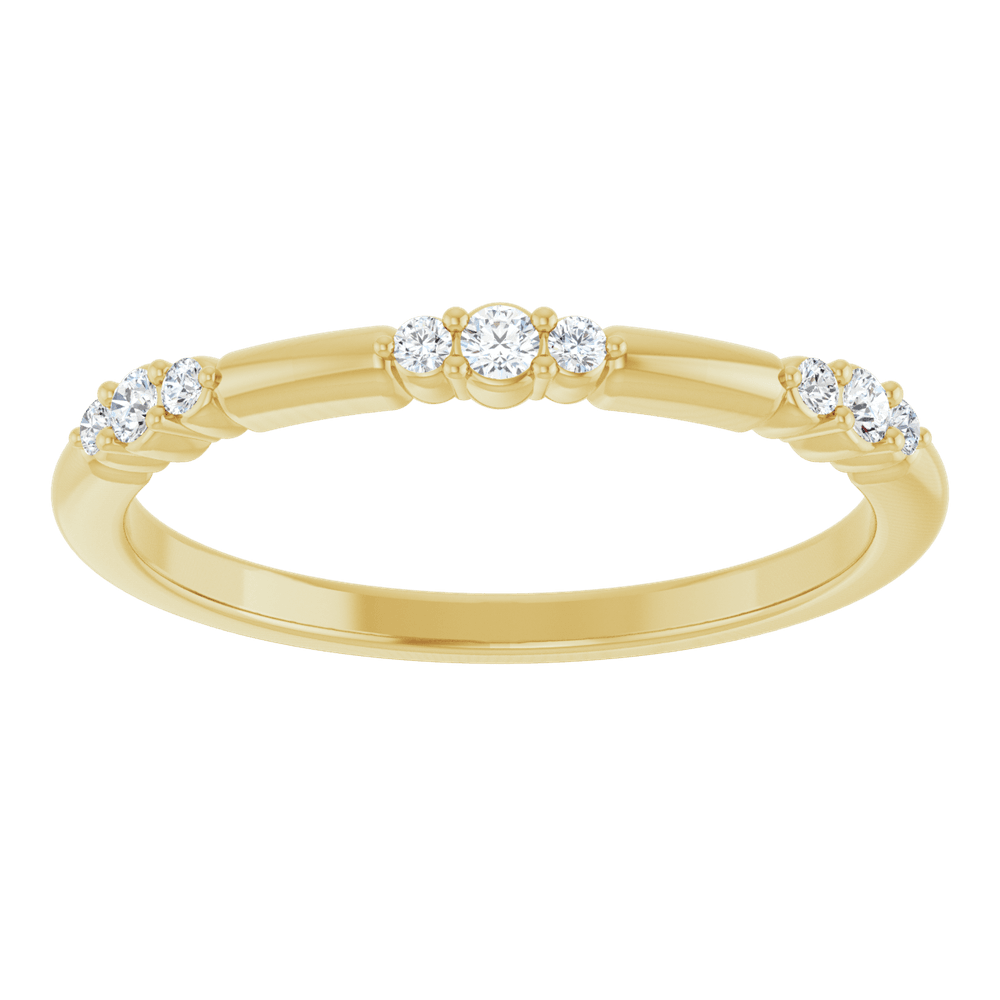 Cluster Segment Diamond Stackable Band