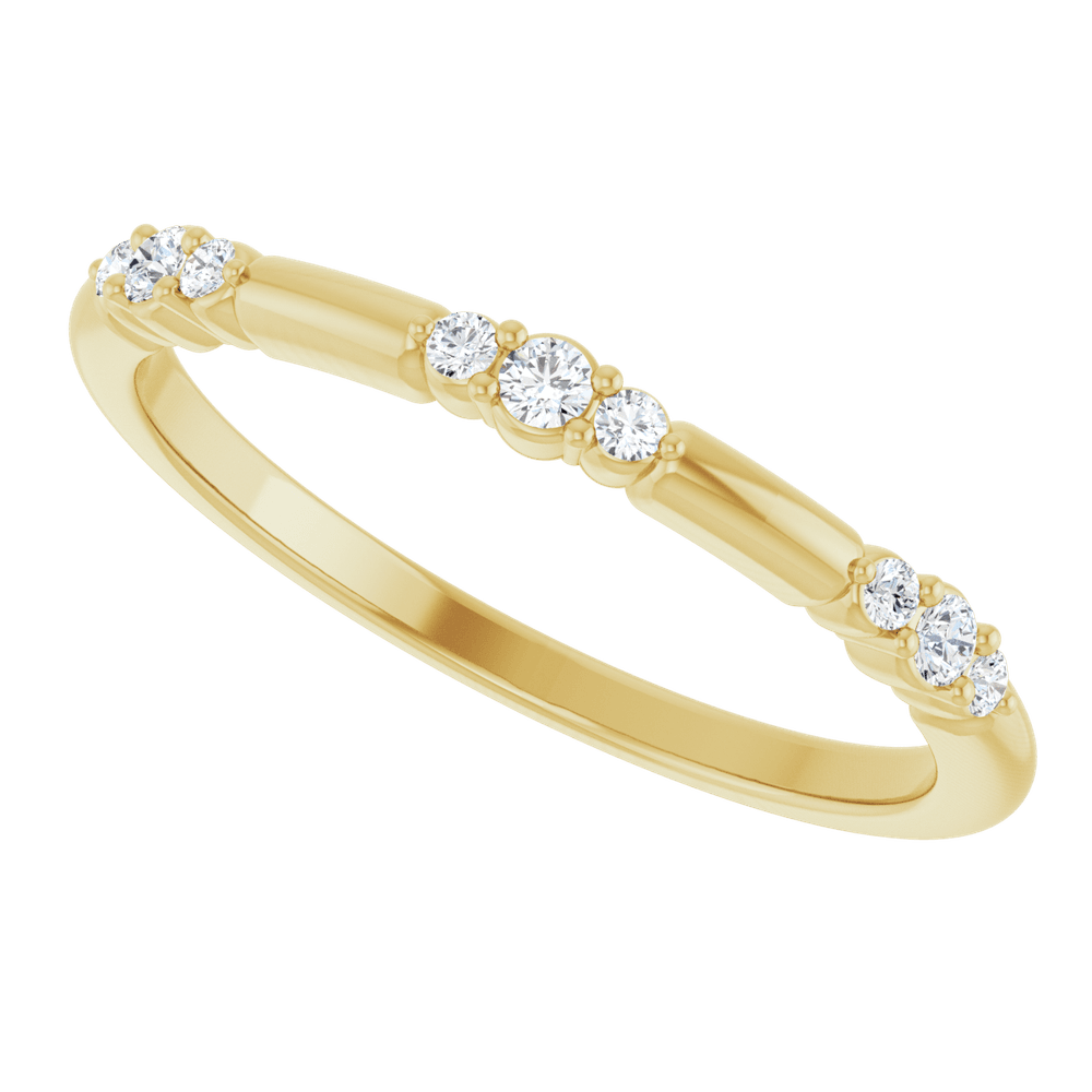Cluster Segment Diamond Stackable Band