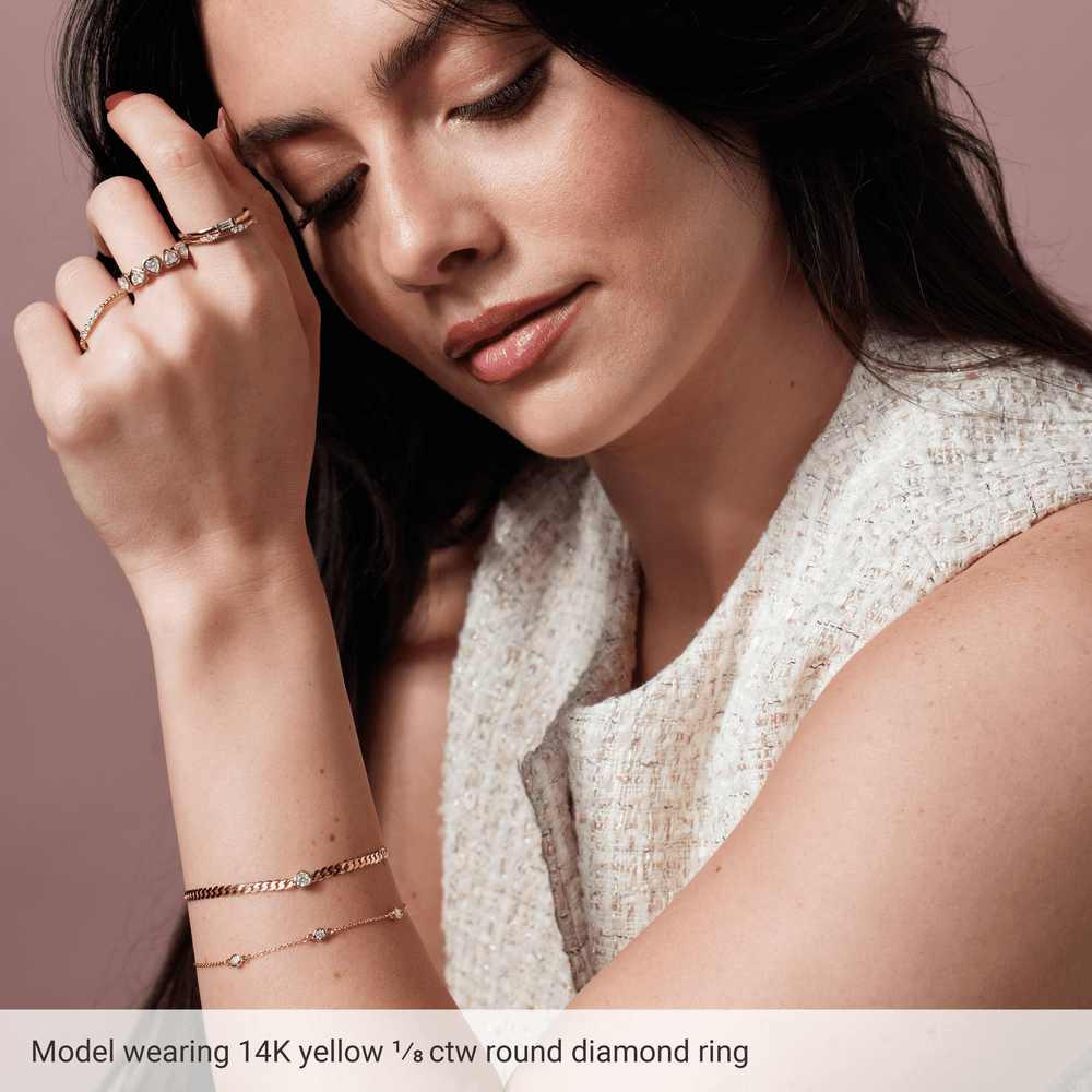 Cluster Segment Diamond Stackable Band