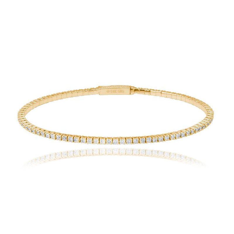 Flexible Pave Bangle