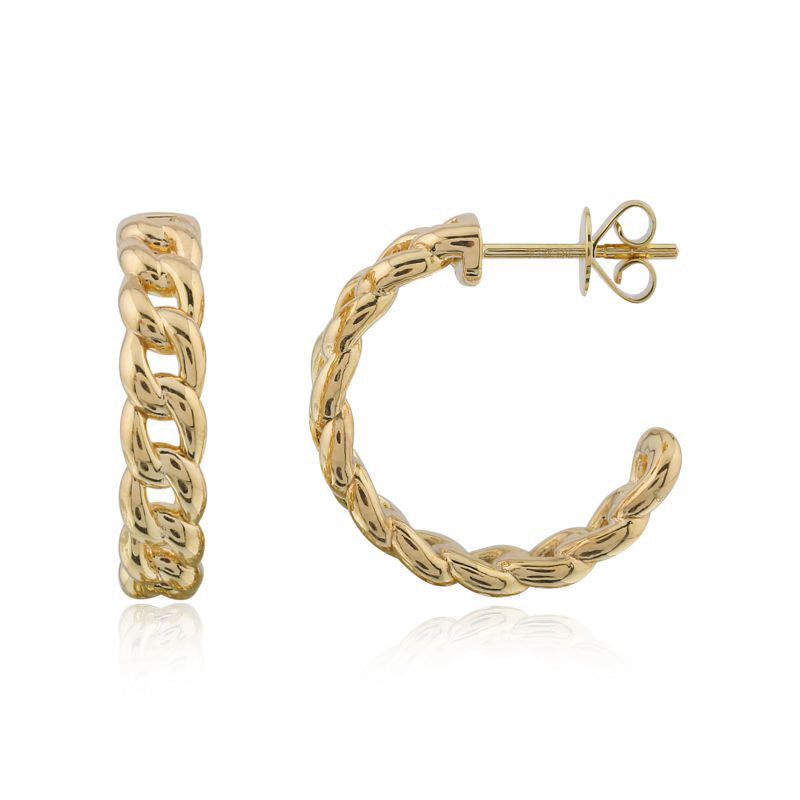 Gold Cuban Hoops