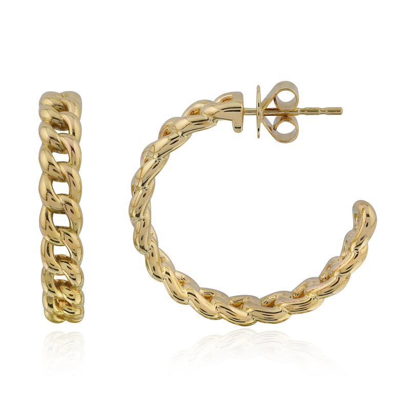 Gold Cuban Hoops