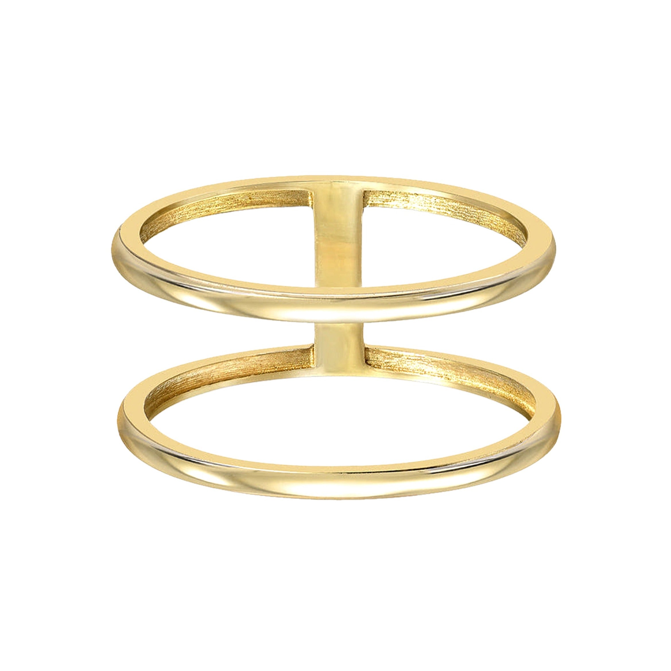 Gold Double Band Ring