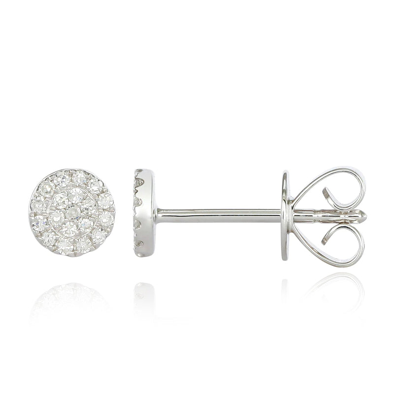 Small Circle Pave Studs