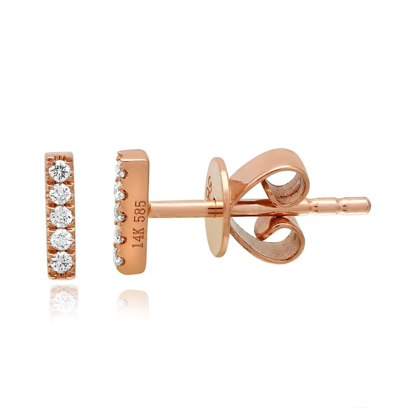 Mini Diamond Bar Stud