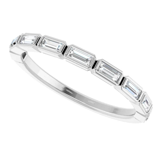 East-West Baguette Bezel Band