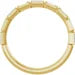 East-West Baguette Bezel Band