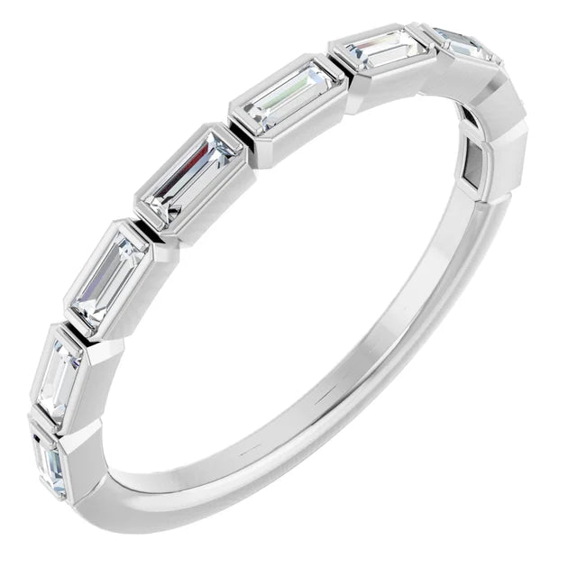 East-West Baguette Bezel Band