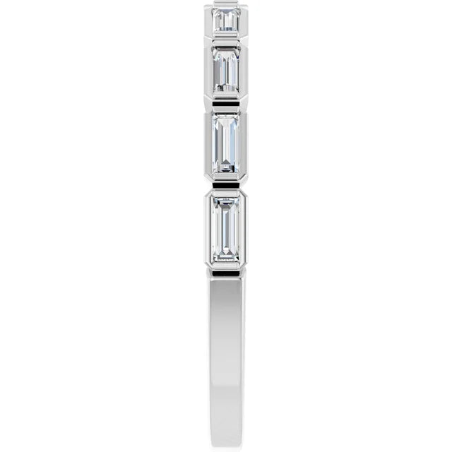 East-West Baguette Bezel Band