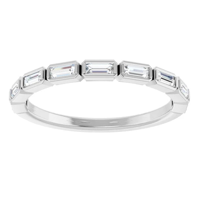 East-West Baguette Bezel Band