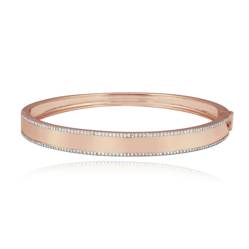 Diamond Border All Around Bangle