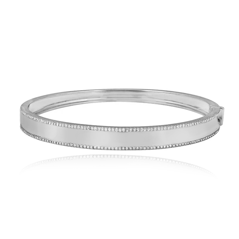 Diamond Border All Around Bangle