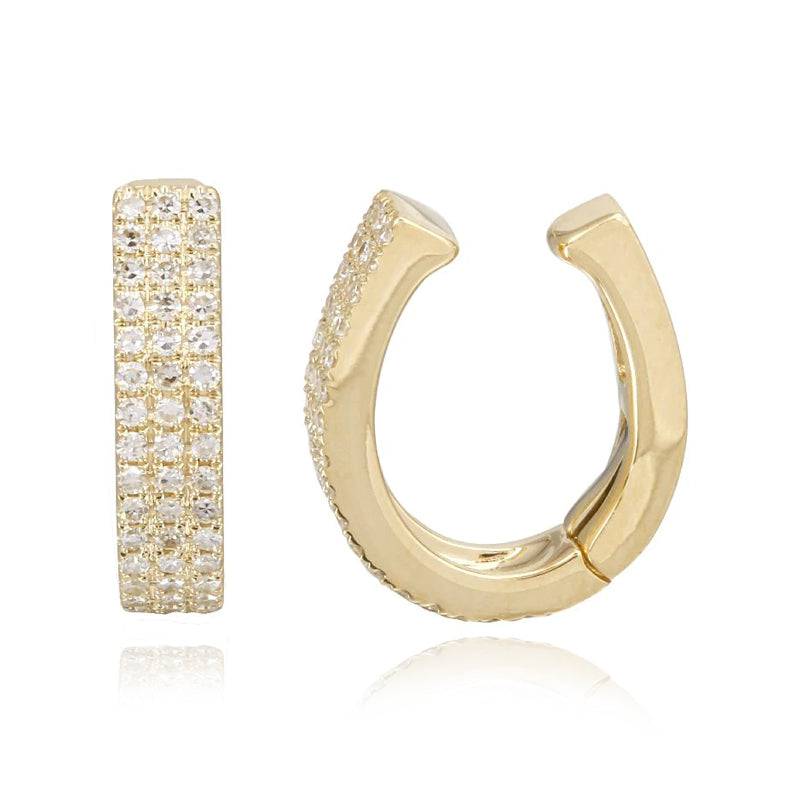 Thick Diamond Cuff