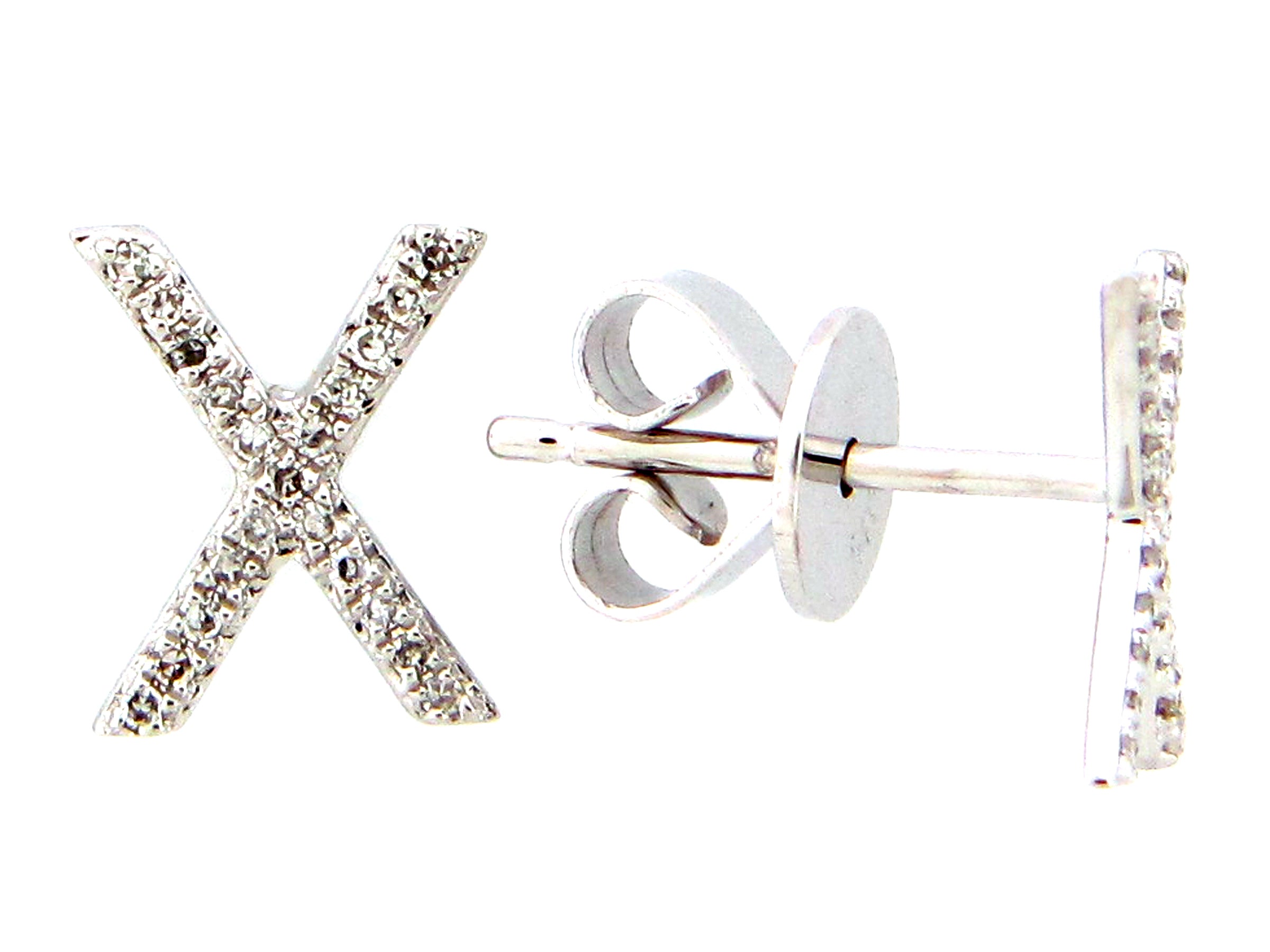 Diamond X Earring