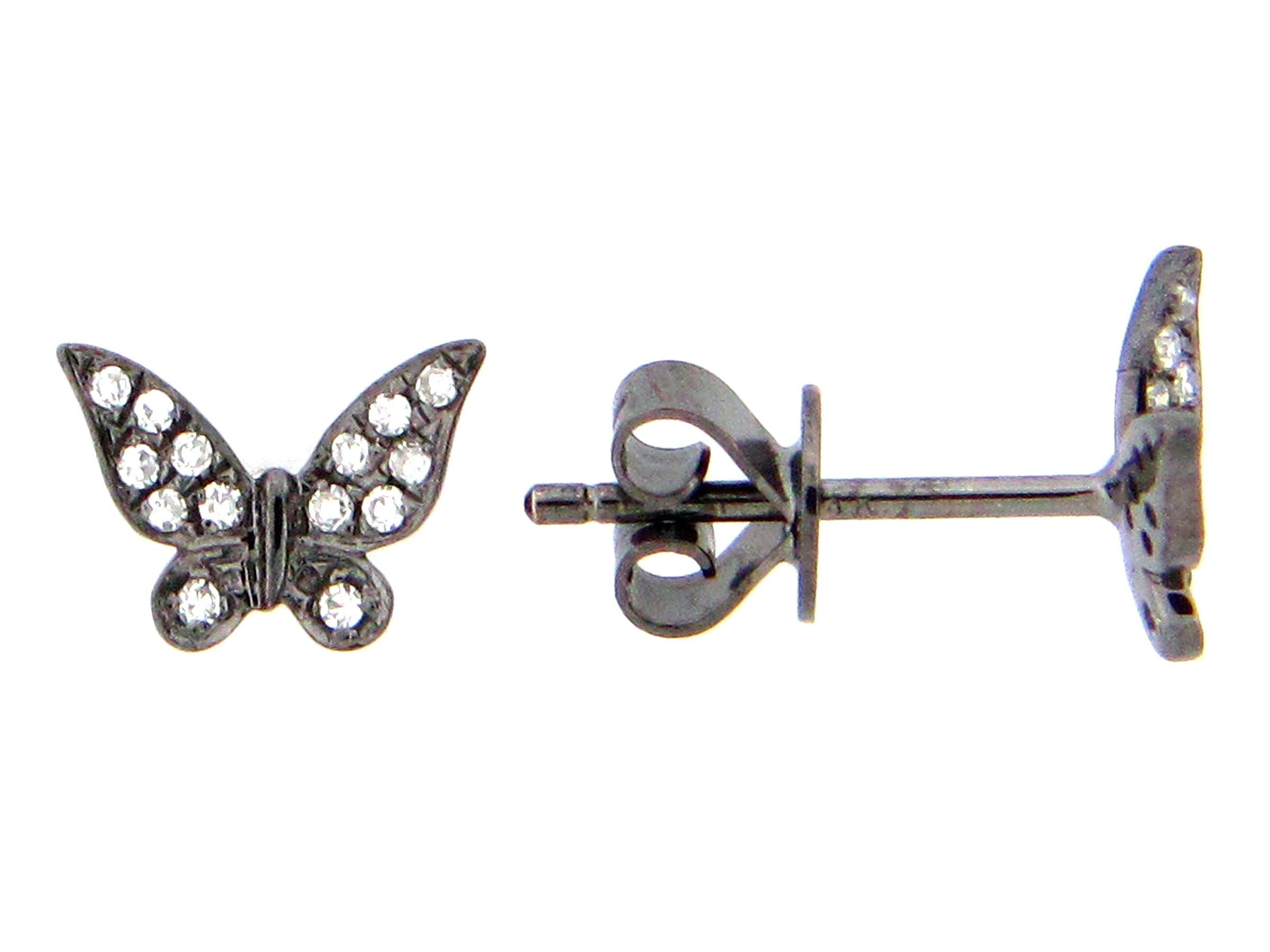 Diamond Butterfly Earring