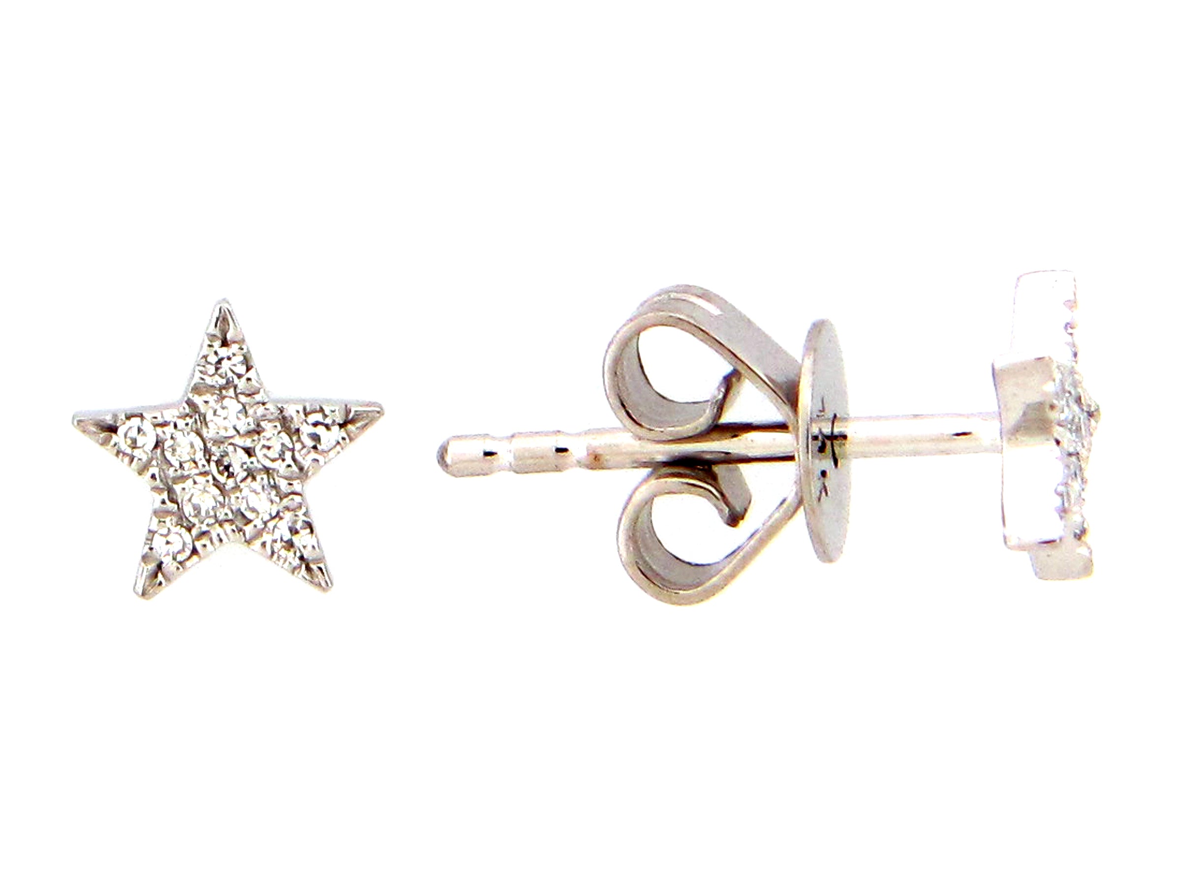 Diamond Star Stud Earring