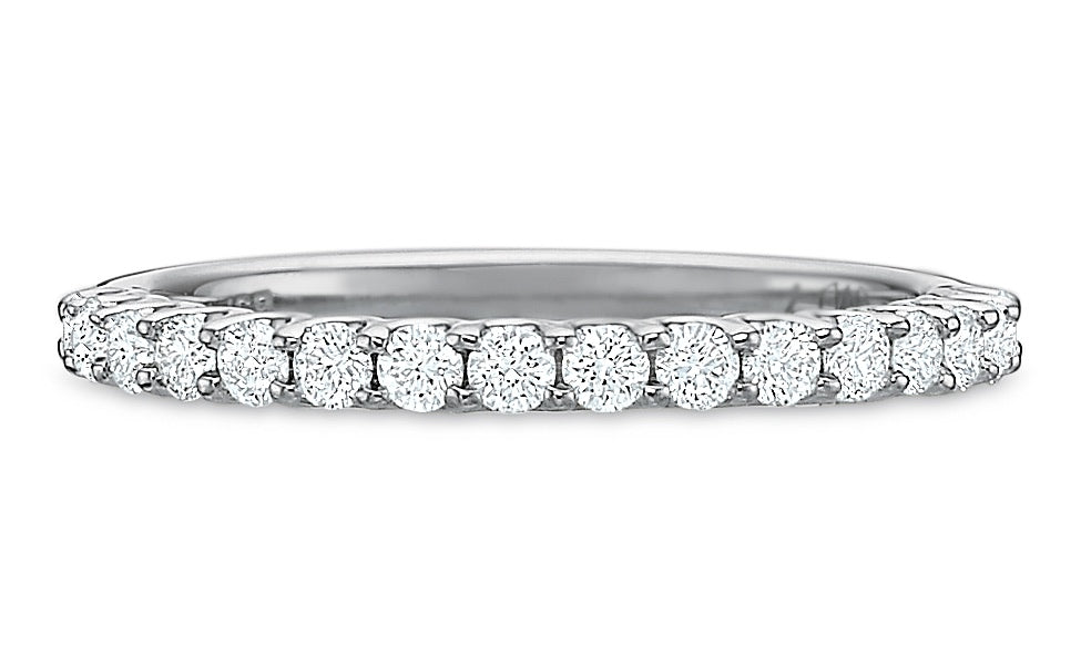 0.50 ctw Shared Prong Diamond Band