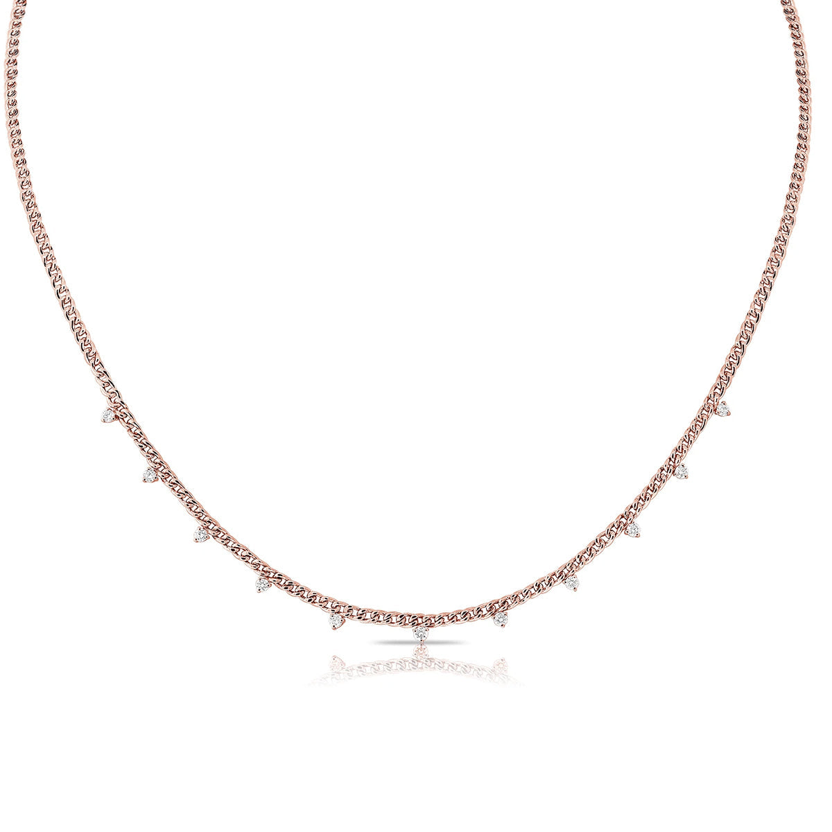 Dangling Diamond Cuban Necklace