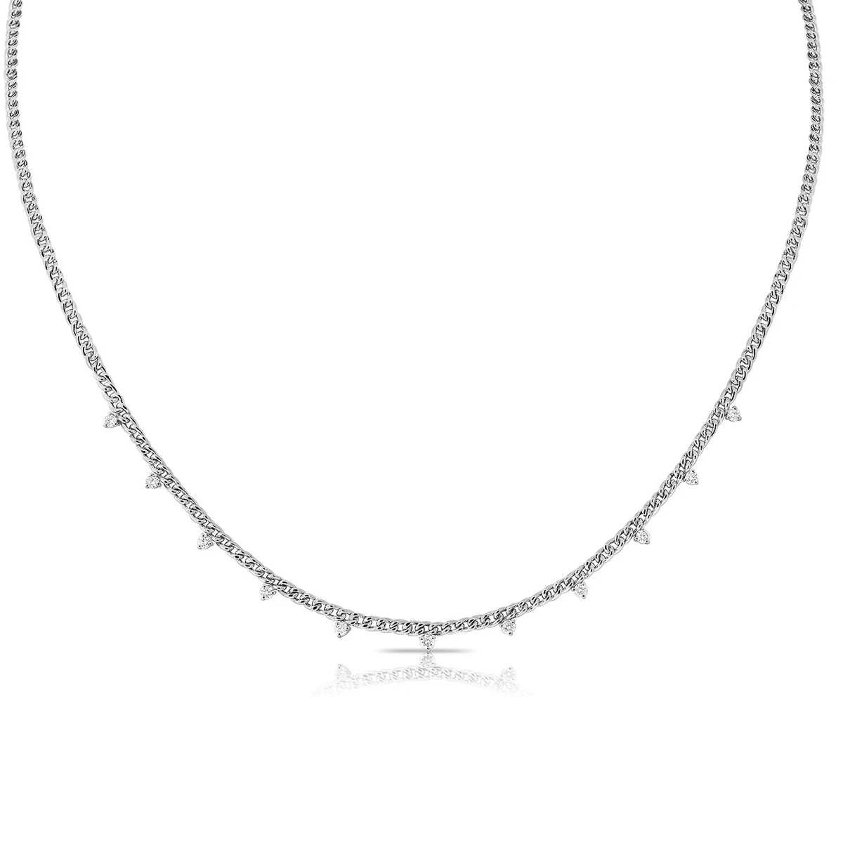 Dangling Diamond Cuban Necklace