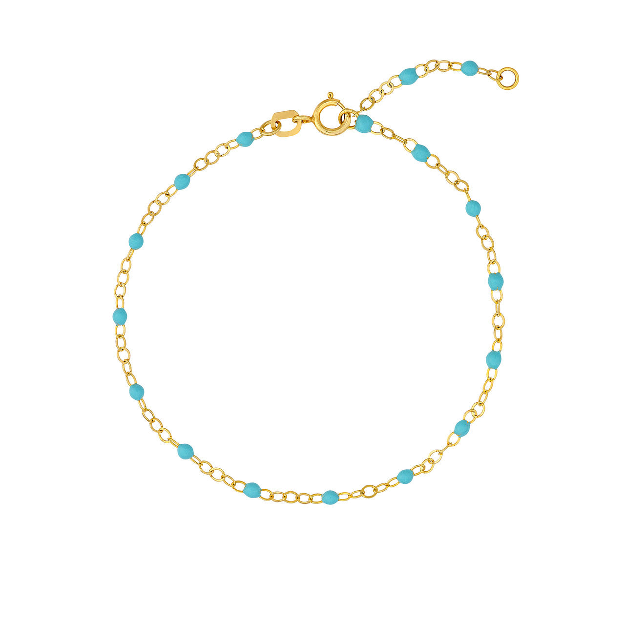 Enamel Bead Piatto Chain Bracelet