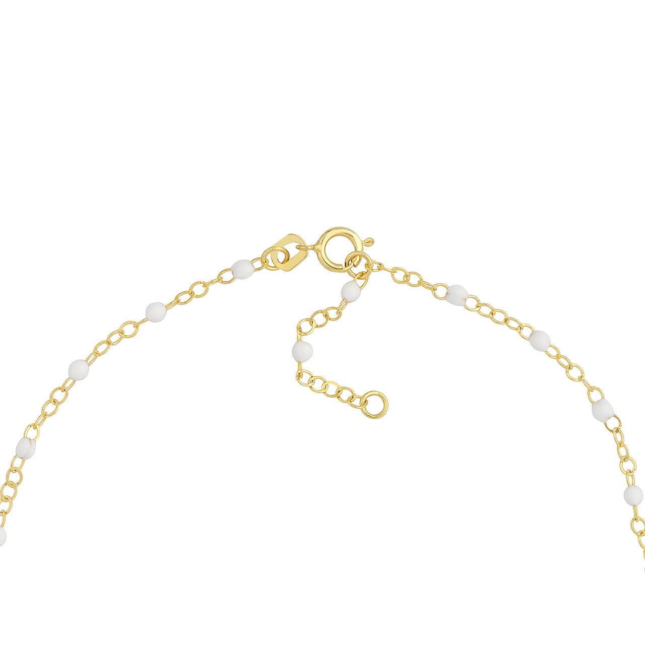 Enamel Bead Piatto Chain Bracelet