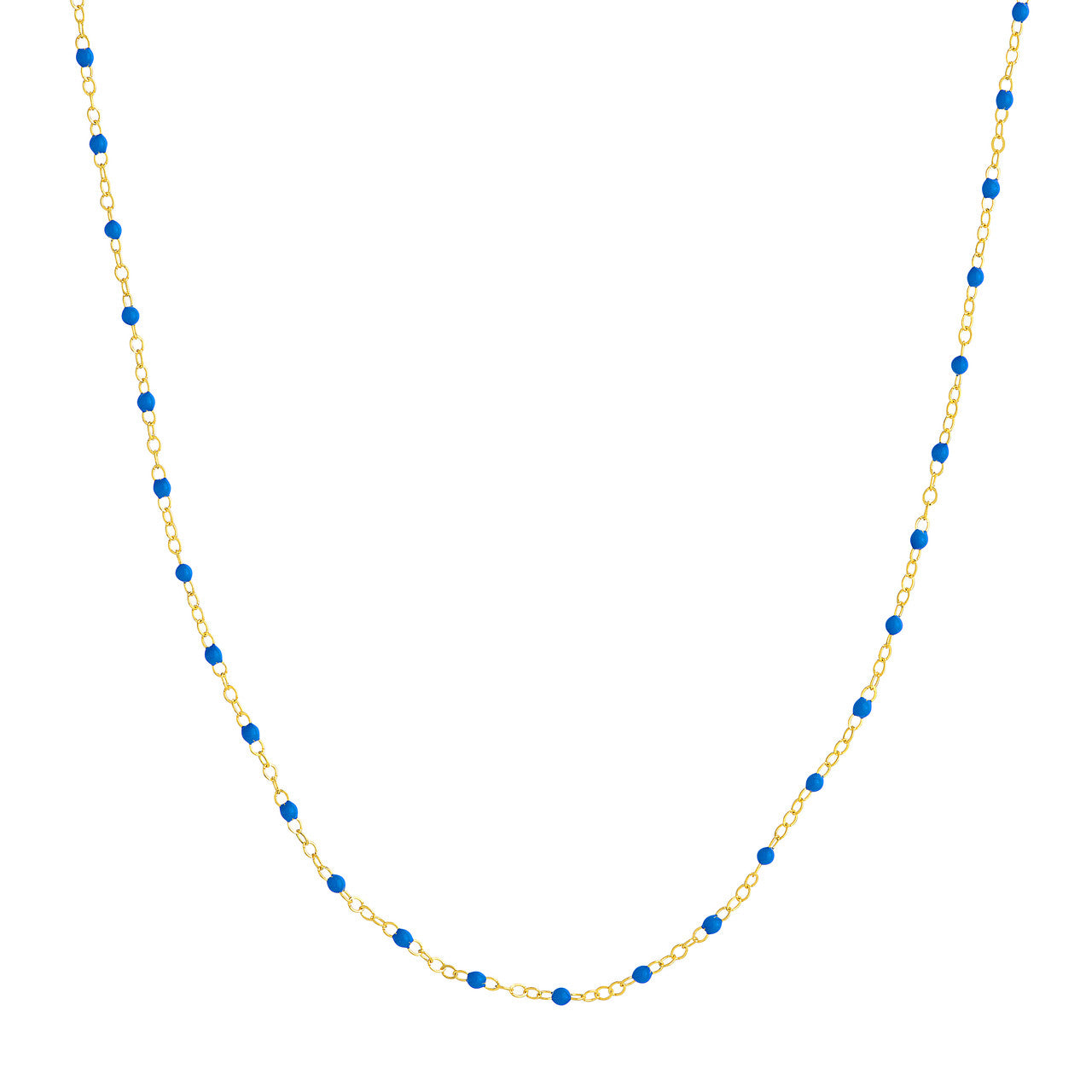 Enamel Bead Piatto Chain Necklace