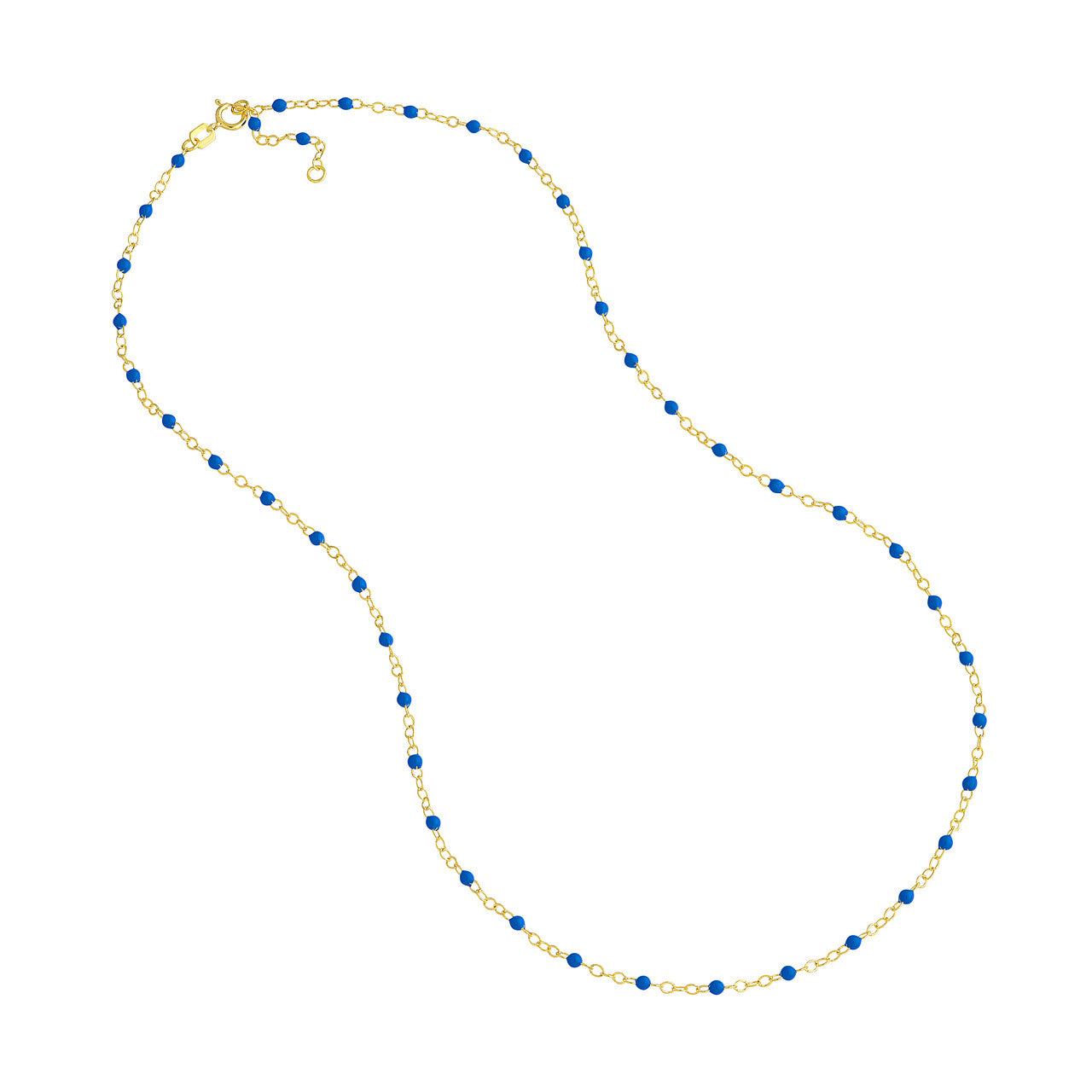 Enamel Bead Piatto Chain Necklace