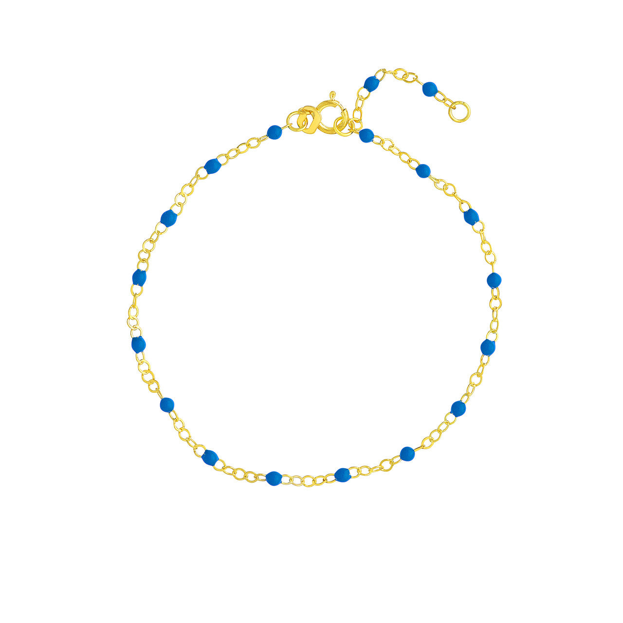 Enamel Bead Piatto Chain Bracelet