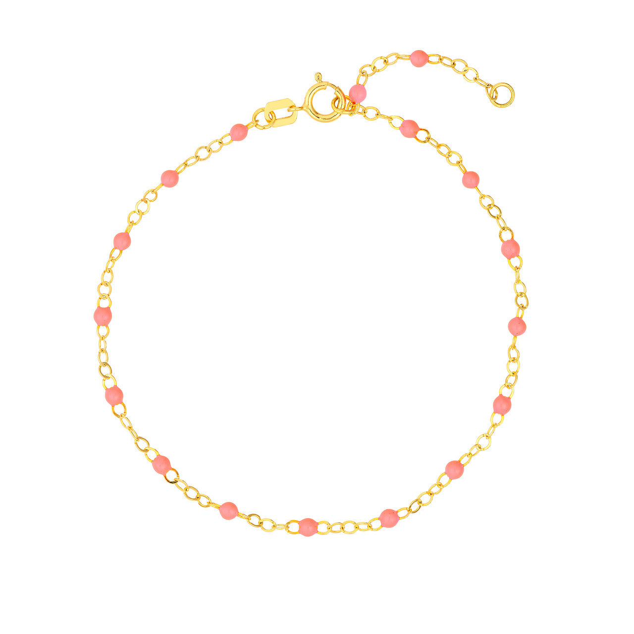 Enamel Bead Piatto Chain Bracelet