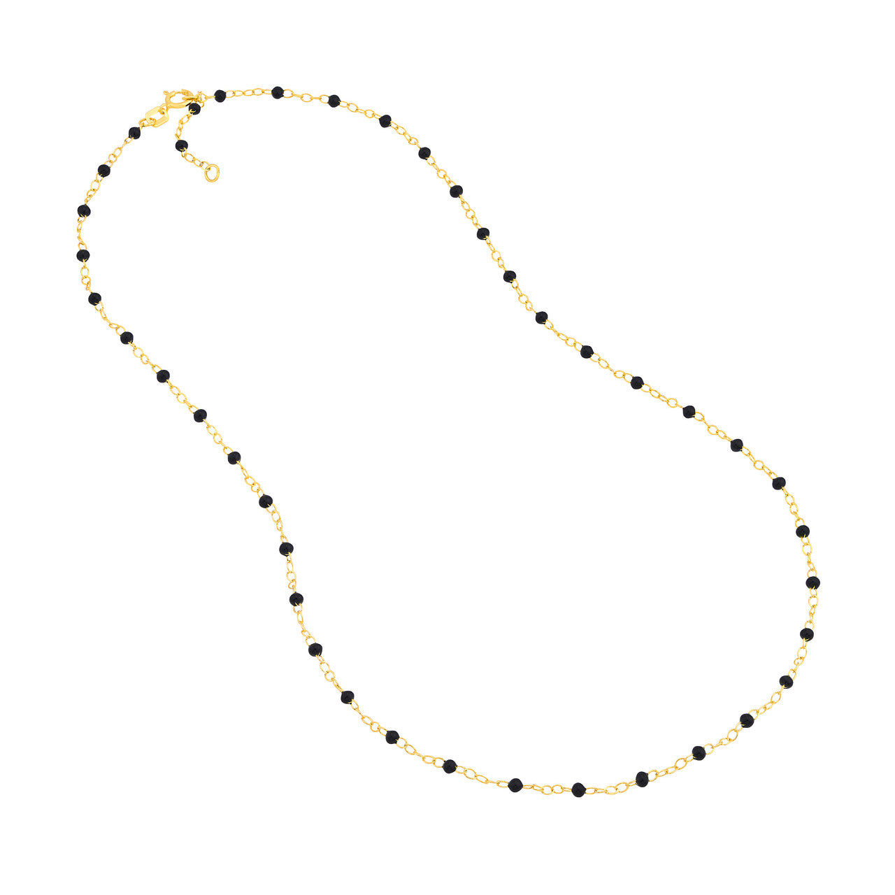 Enamel Bead Piatto Chain Necklace