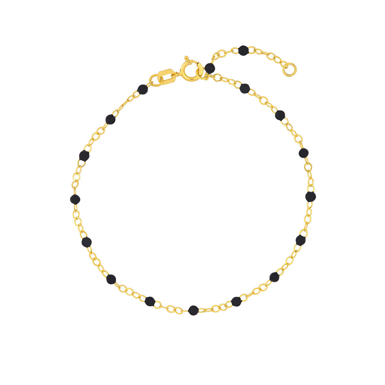 Enamel Bead Piatto Chain Bracelet