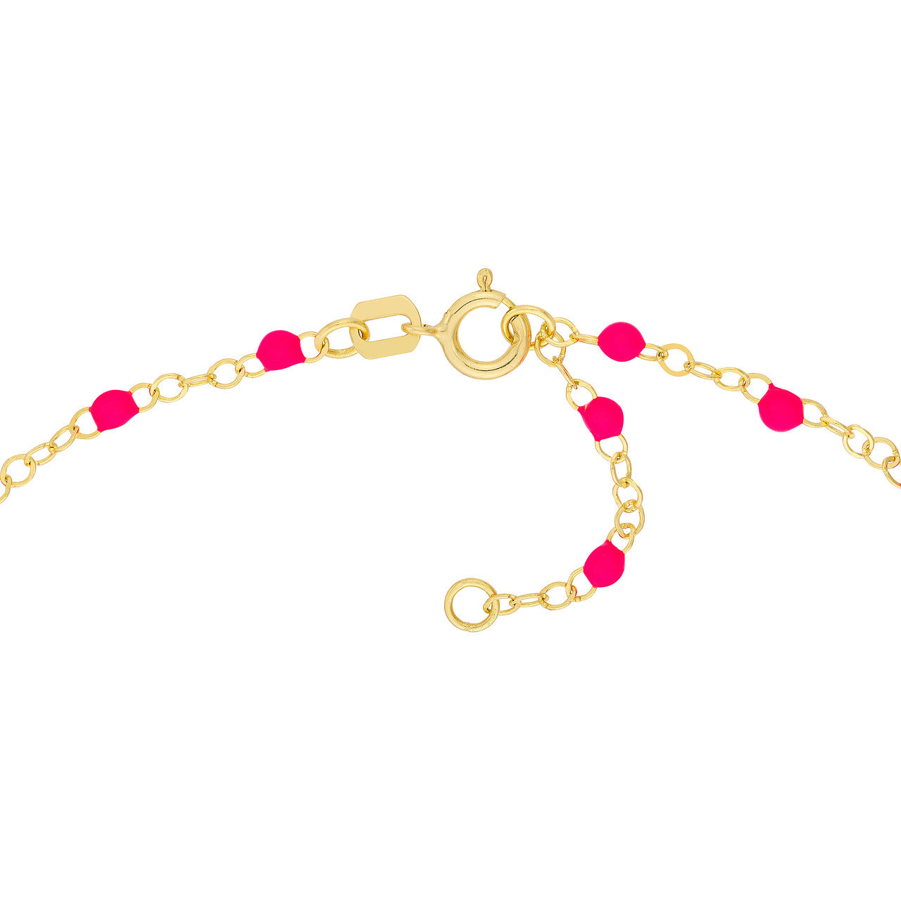 Enamel Bead Piatto Chain Bracelet